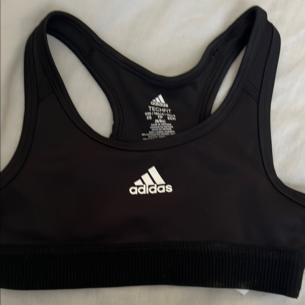 Adidas Kids Black Sports Bra